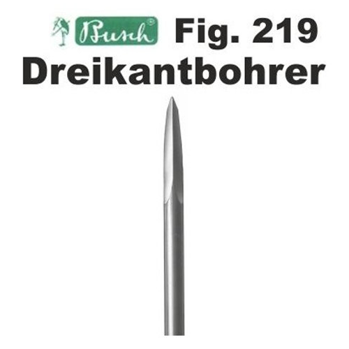 Busch Dreikantbohrer, Fig. 219, 6 Stk.