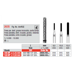 Edenta Parallelfräse HM 2635.123.015