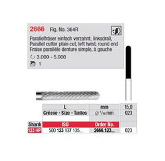 Edenta Parallelfräse HM 2666.123.023