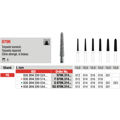 Edenta Diamant, FG F-879K.314.012, 5 Stk.