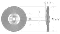 Schmalbürsten, Baumwollfaden, 150 51, Packung 12 Stück