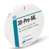 Zirdent 3D-Pro Zirkon Multilayer, A2-C2, 16-20mm