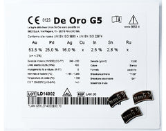 DE ORO G5 Aufbrennlegierung