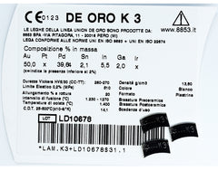 DE ORO K3 Aufbrennlegierung