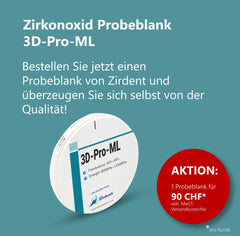 AKTION Zirdent 3D-Pro Zirkon Multilayer, Probeblank