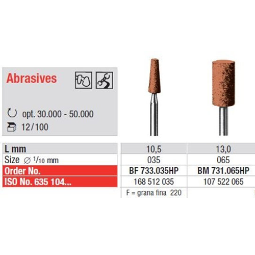 Edenta Abrasives, BM731.065HP, 100 Stk.