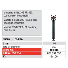 Edenta, Schraubmandrell 305 RF / 050, 4005RA